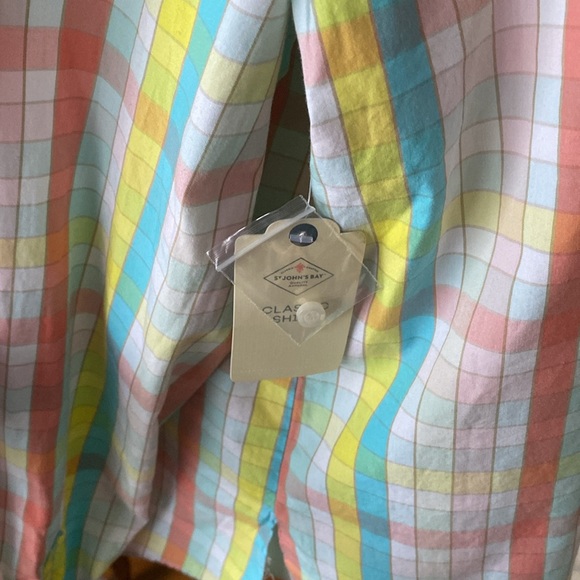 Pastel Check Long Sleeve Button Up - Picture 5 of 16